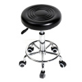 Free shipping Black Round Stool with Lines Rotation Bar Stool